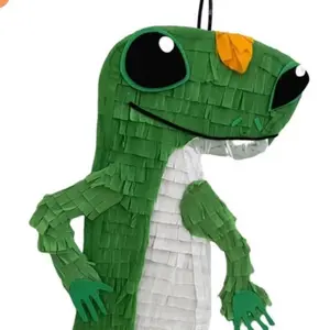 Gecko lizard Pinata. Party Decorations supplies. Animal Zoo Party
