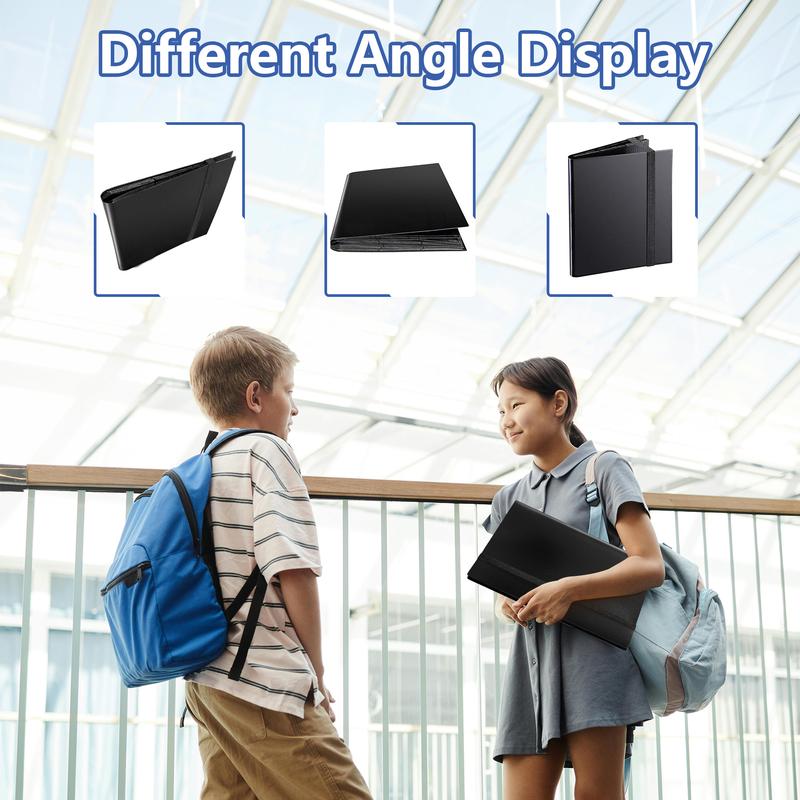 Cards 9 Pocket Strap Binder 360 Side Loading Pockets for Soccer Basketball Sports Hockey Cards Archival Safe Acid Free Trading Card Album 20 Pages Side Loading