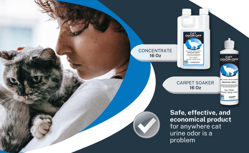 Cat Odor-Off Pet Odor Eliminator Spray – 16oz Cat Urine and Tomcat Spray Odor Eliminator Spray, Original or Fresh Scent