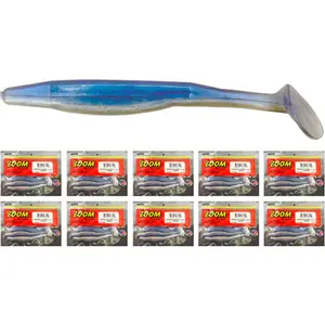 Zoom Swimmin' Super Fluke 5 Inch Paddle Tail Swimbait BLOWOUT - 10 Packs