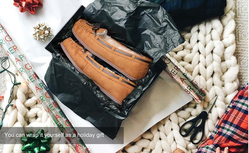 KOLILI Women's Moccasins Comfortable Soft Indoor Cotton Shoes Outdoor Warm Versatile Home Shoes with Non-slip Rubber Soles Suede Flats