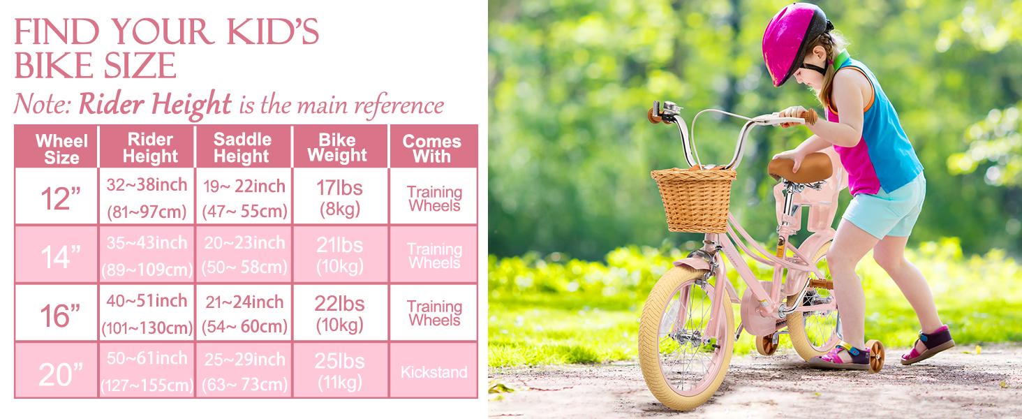 KORIMEFA Bike Toddlers and Kids, 12, 14, 16, 20 Inch Toddler & Kids Bike with Adjustable Seat & Handlebar, Training Wheels, Basket & Bell | Lightweight & Safe Design KORIMEFA Bike Toddlers and Kids, 12, 14, 16, 20 Inch Toddler & Kids Bike with Adjustable Seat & Handlebar, Training Wheels, Basket & Bell | Lightweight & Safe Design