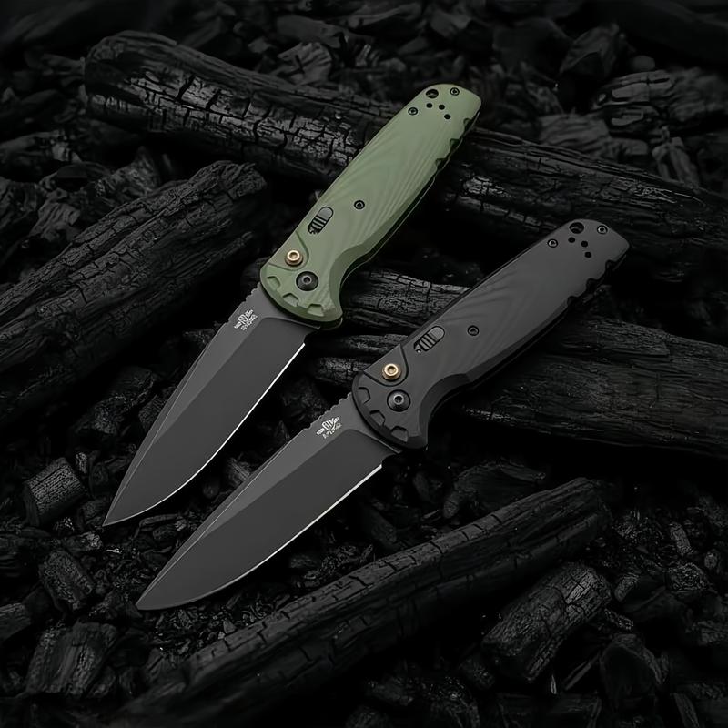 Utility Button Lock Folding Knife D2 Battlewash Blade G10 Handle Multifunctional Cutlery Tool for Outdoor Fishing Camping EDC