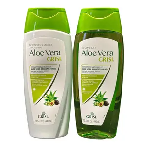Grisi Aloe Vera Shampoo and Conditioner with Aloe Vera Extract, Paraben-Free, Hair Product for Soft and Shiny Hair, 2-Pack of 13.5 FL Oz each