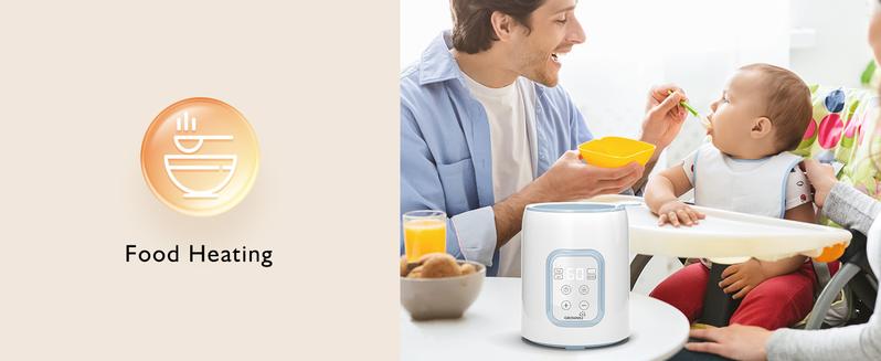 GROWNSY Baby Bottle Warmer, Mom's Best Choice,  Fast Baby Milk Warmer with Timer for Breastmilk or Formula, Accurate Temperature Control, Multifunctional Baby Bottle Warmers for All