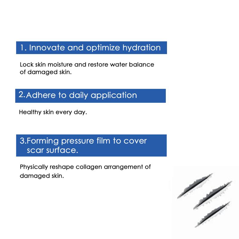 Advanced Silicone Scar Removal Cream for Burn and Acne Scar Reduce the Appearance of New and Old Scars Plant-Based Formula Silicone Scar Gel for Face and Body