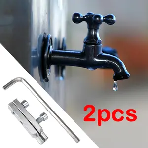 2pcs/set Broken Wate Pipe Extractor Tool, Multifunctional Handle Broken Faucet Removal Tool, Pipe Extractor Set, Stripped Screw Removal Tool，Household tools, garden tools，tools and gadgets for him
