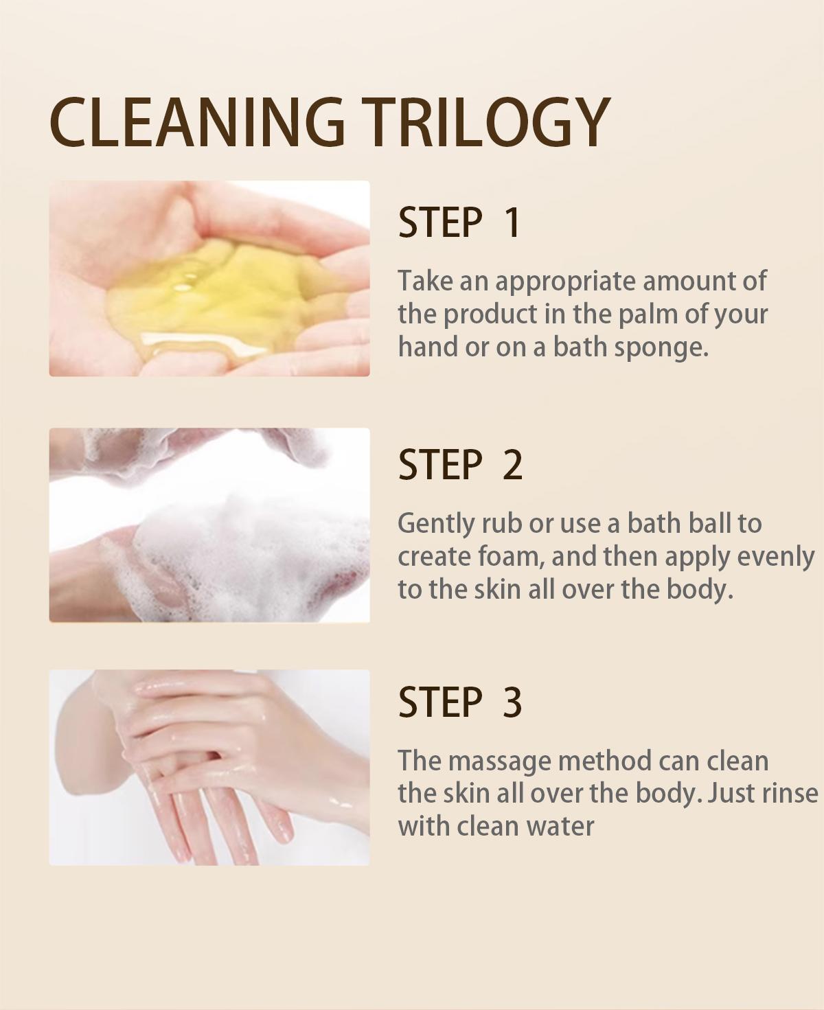 Buy 1-Get 1 Free!Tgideas All-in-One Sulfur Body Wash & Shampoo 250ml - Clear Skin, Gentle Formula, Organic Ingredients, Anti-Acne, Mite Removal, Deep Cleansing for Men & Women Cleanser Scent