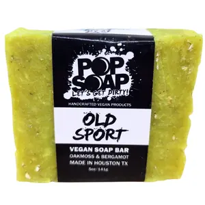 Old Sport – Vegan Turmeric and Shea Butter Soap Bar (Oakmoss, Bergamot & White Patchouli)