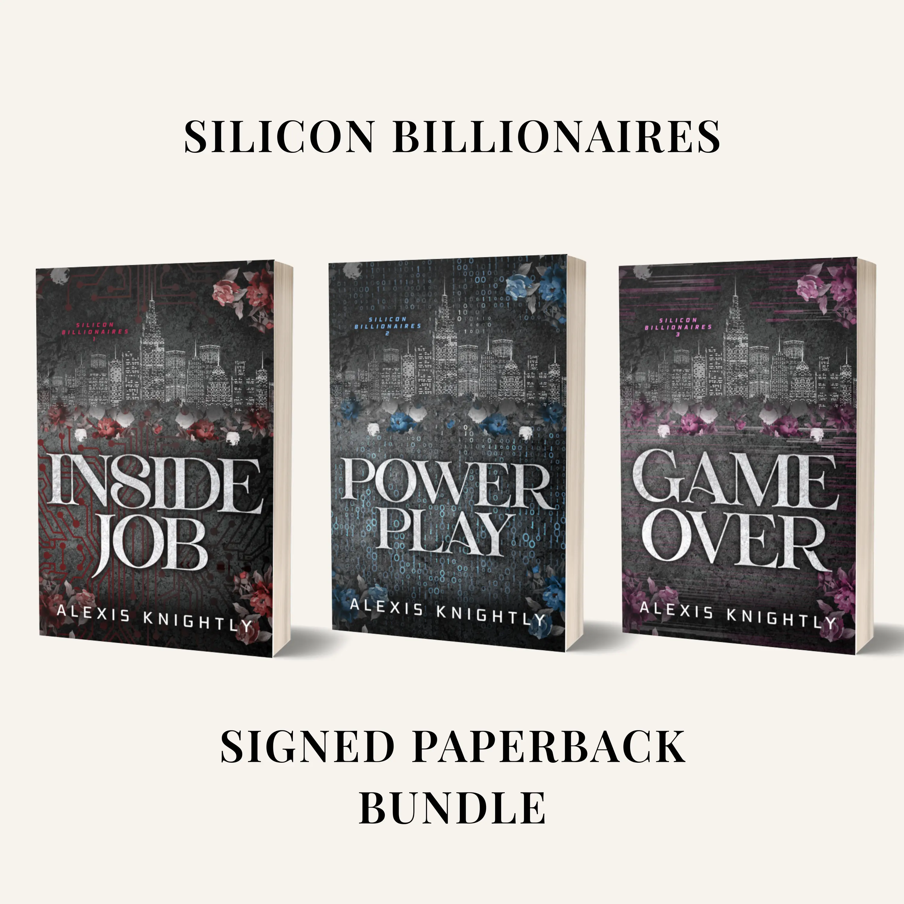 Steamy Billionaire Romance BOOK BUNDLE: Silicon Billionaires Series. Signed Paperbacks.