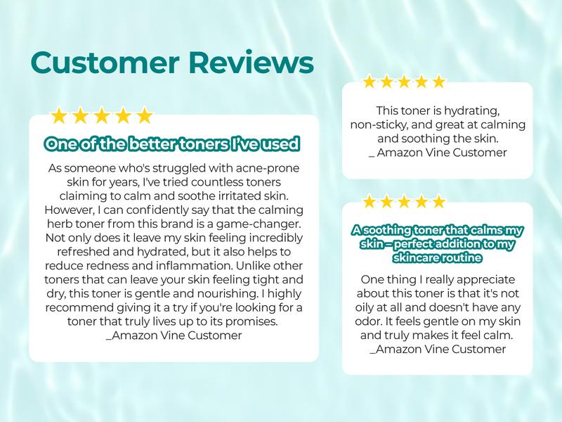 [numbuzin official shop] No.1 Toner | Pure-Full Calming Herb Toner |  | Breakouts, Redness, Excess Oil Control | Centella Asiatica, Heartleaf, Licorice Root | Acne-Prone, Sensitive Skin | 10.14 fl. oz.