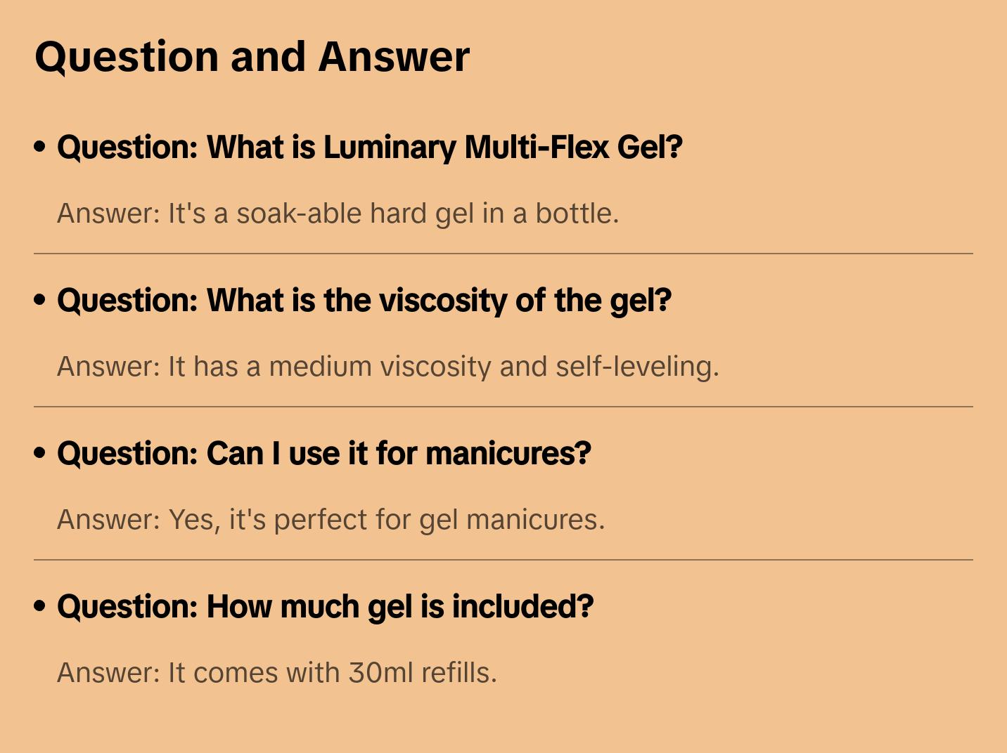Luminary Multi-Flex Gel “DRIVE”
