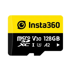 Insta360 128GB microSDXC Memory Card, V30, A1, UHS-I, 90 MB/s Read/Write Speed Insta360 128GB microSDXC Memory Card, V30, A1, UHS-I, 90 MB/s Read/Write Speed