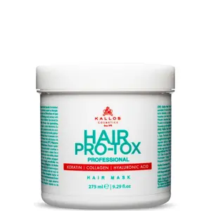 Deep Conditioning Hair Mask - Keratin Collagen Hyaluronic Acid - Kallos Pro-Tox - Salon Treatment - Dry Damaged Weak Hair