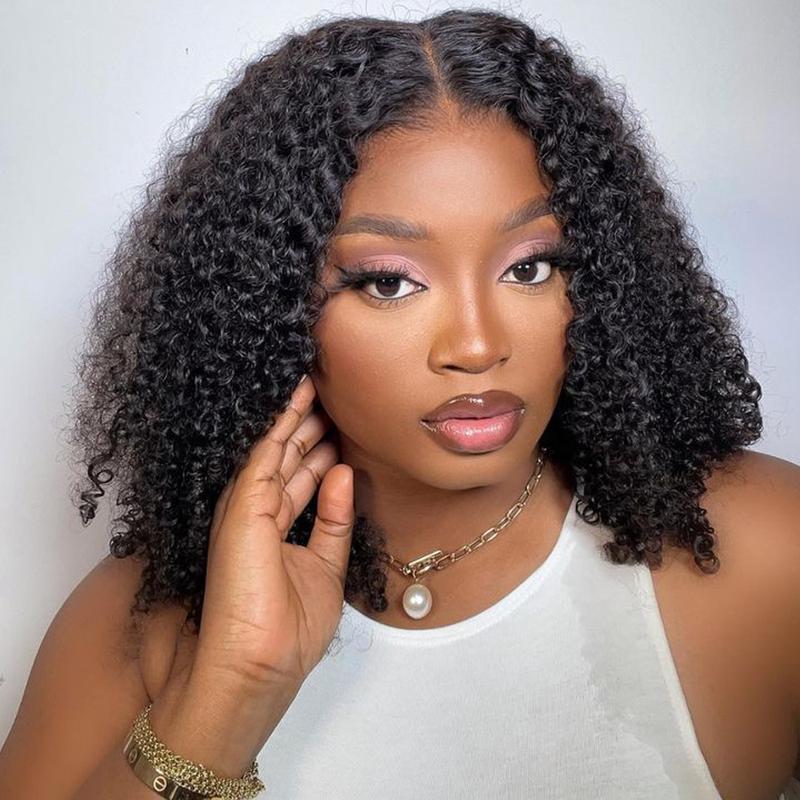 Deep Wave Curly Bob Glueless Wig 100% Human Hair Ready To Wear 6x4 Hd Lace Closure Wig Jerry Burmese Curly Frontal Short Bob Water Wave Wig Ready to Wear And Go For Women On Sale