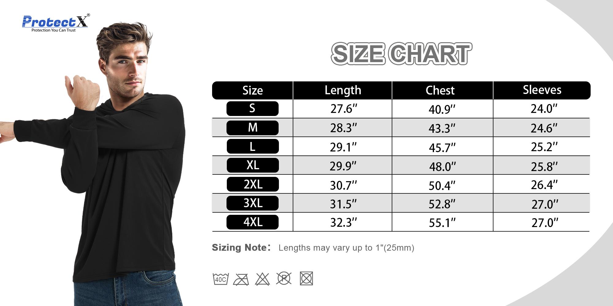 ProtectX 2 Pack UPF 50+ Hoodie Sun Protection Shirt Lightweight Long Sleeve Hi Vis Hooded Shirt Quick-Dry SPF UV Shirt Active Wear