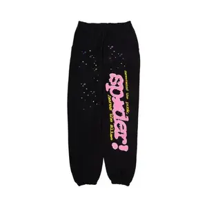 Edgy Black Web Graphic Sweatpants Y2K Punk Aesthetic Joggers for Men Women Tapered Fit with Adjustable Drawstring Waist Side Pockets Comfortable All Seasons Casual Wear