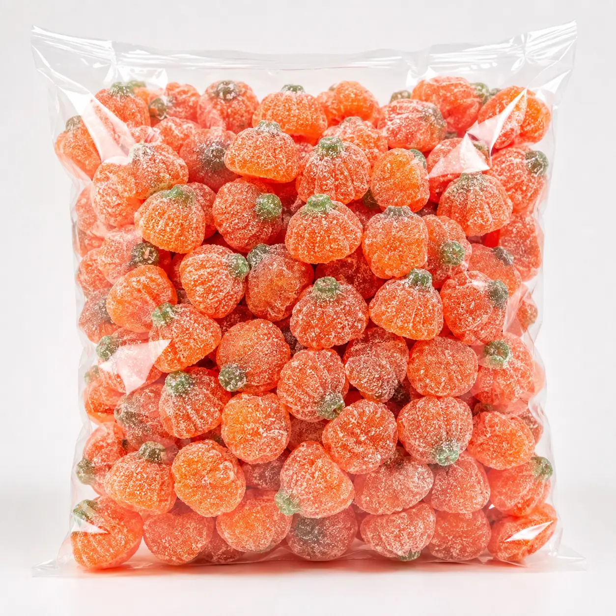 Halloween Pumpkin Jelly Candy – Orange Flavor, 2 lb Bag | Pumpkin-Shaped Fall Candy for Parties & Candy Bowls