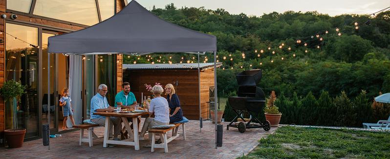 Tent 10x10 Pop Up Canopy Heavy Duty Canopy Tents for Parties Backyard Waterproof Portable Tent Pop Up Shade Canopy with Sand Bags