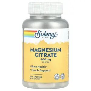 Solaray Magnesium Citrate, 90 Capsules (133 mg per Capsule)