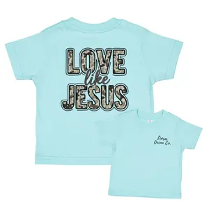 Youth & Adult Love Like Jesus Christian Graphic T-Shirt, Faith Based Inspirational Bible Verse Tee Religious Church Shirt, Spiritual Christian Gift Casual Faith Lifestyle Shirt, Youth Clothes, Trending Tees, Kids Clothing, Family Shirt, Birthday Gift