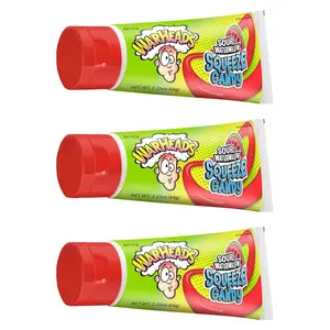 WARHEADS Sour Watermelon Squeeze Candy - Mouth-puckering Liquid Gel Candy - 2.25 oz. Tubes - 3 Pack