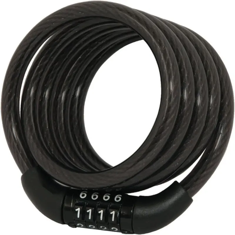 Cerradura de contraseña Bike Lock: 4 Digit Combination High Security Anti Theft Bike Chain Lock -Duty Keyless Bicycle Lock for Bike, Motorcycle, Scooter, Door & Gate Easy to Use last-minute Father's Day gift & Summer Gift
