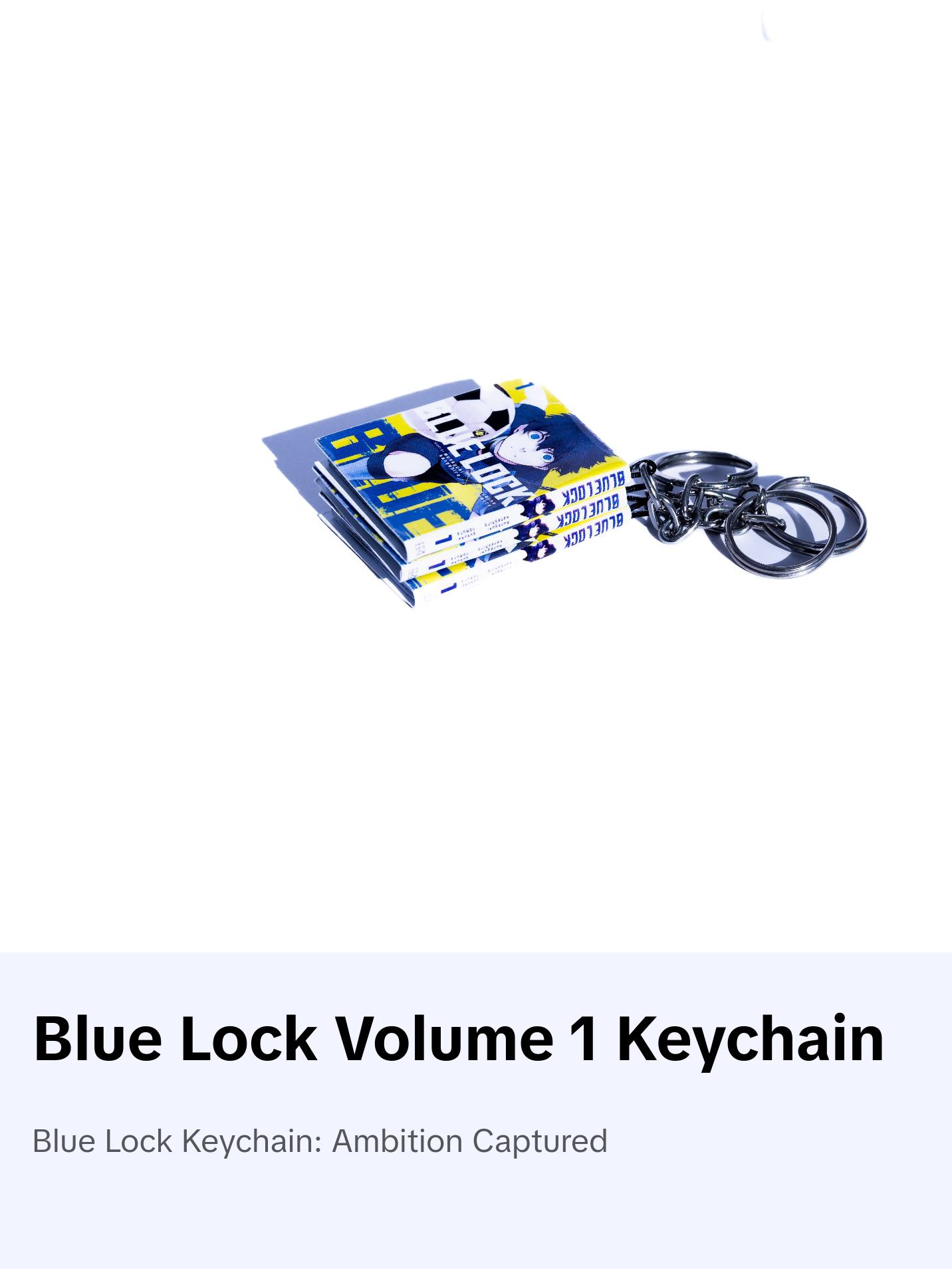 Hand-made Blue Lock Manga Keychain - Volume 1 Sub-English - TikTok Shop