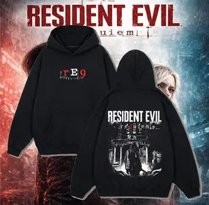 Resident Evil Requiem, Vintage Distressed Leon Kennedy Fan Hoodie, Gift For Women and Man Unisex