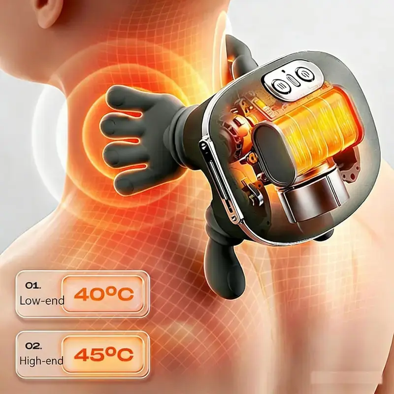1 set of shoulder and neck massage experts, acupressure type back and neck massager, kneading massage pillow, electric massager, therapeutic massage, acupressure device, kneading design, high-quality materials, ideal gift for friends and family