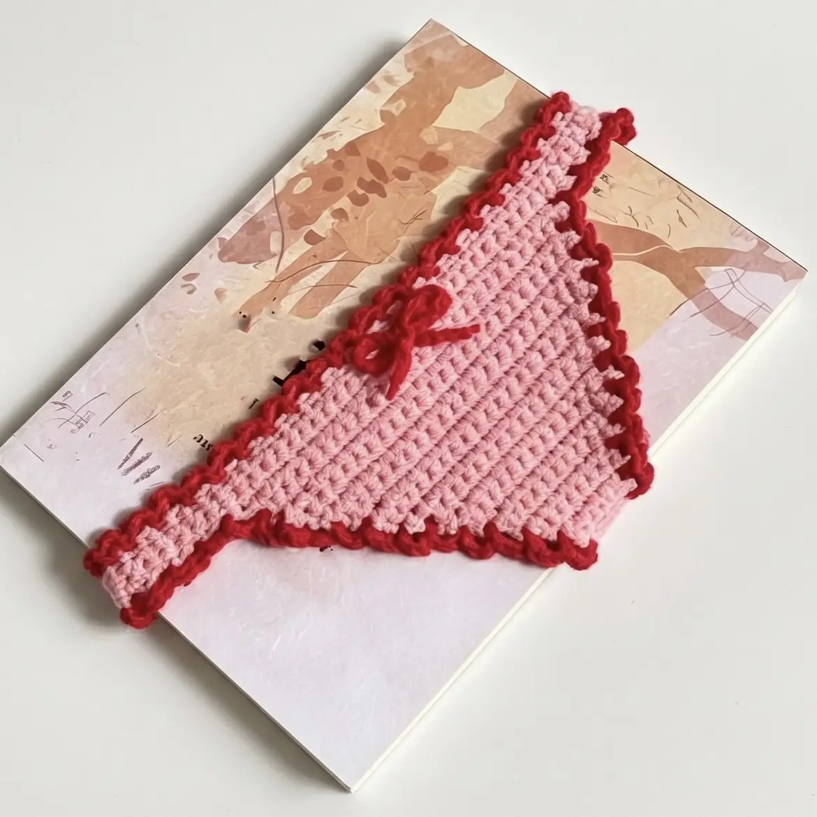 Book Accessories - Bookini Funny Crochet Thong Panties Hand-Woven Yarn Bookmark - for Reading Book, Journal Planner & Notebook - Cute Gag Gift for Book Lovers, BFF & Women