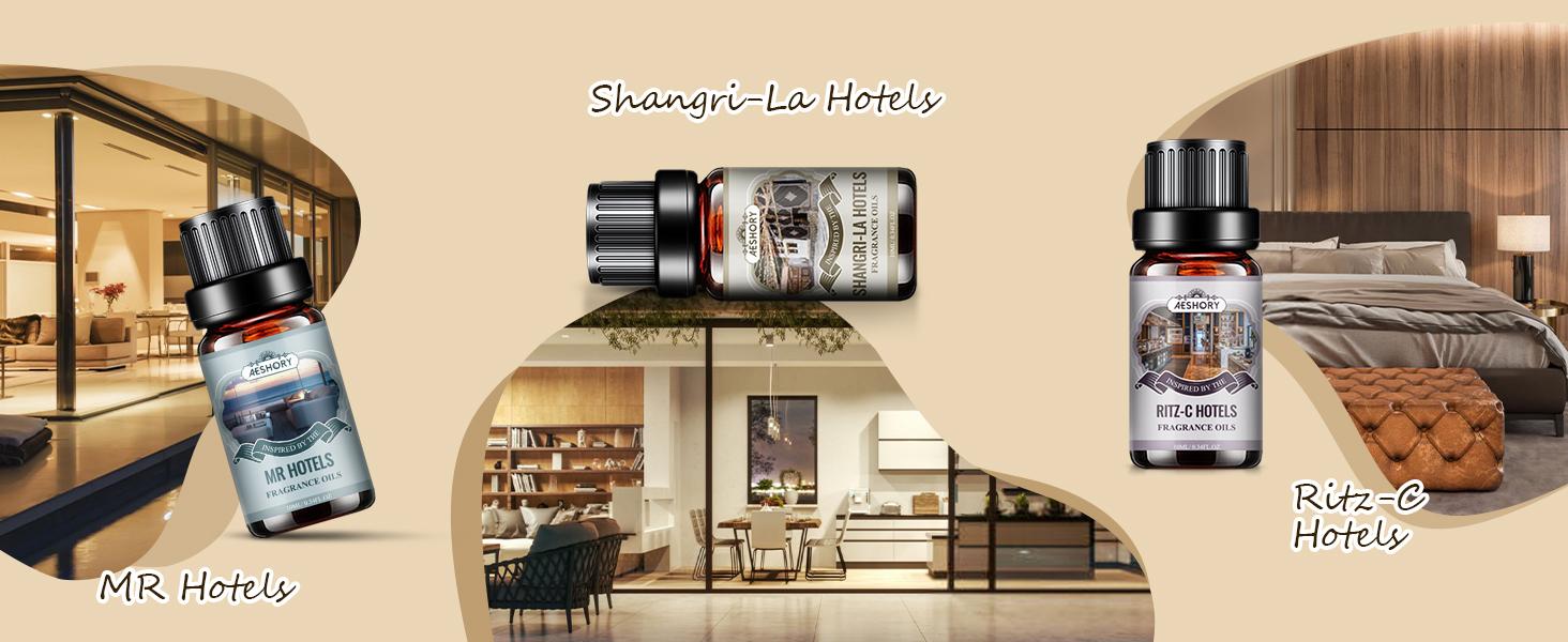 Aeshory Essential Oil Collection 6 Bottles of 6 Essential Oil Blends for Diffusers Candles Soap Making Aroma Perfume Scented Liquid for Enhancing Your Environment