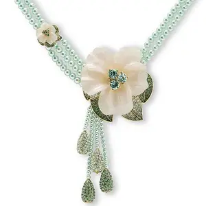 Heidi Daus Glamorous Gardenia 16-1/2" Crystal Drop Necklace