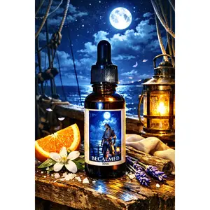 Becalmed - Calming Orange Blossom, Sweet Orange, and Relaxing Lavender Beard Oil, Butter & Cologne