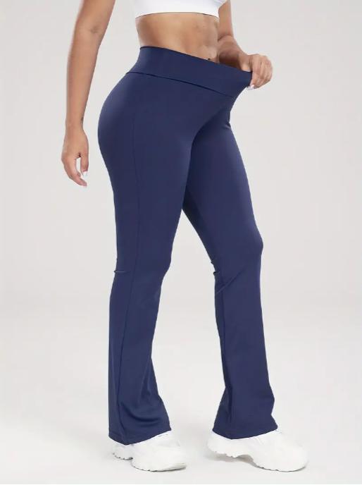 High Waist Yoga Pants for Women Bootcut Tummy Control Stretchy Ruched Flare Leggings Butt Lift Squat Proof Casual Workout Athletic Wear Running Outfits