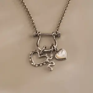 Dainty Silver Charms by Caitlyn Minimalist - Trendy Celestial, Coquette, Boho, & Nature Inspired Pendant Charms for Necklace & Bracelet - Vintage Jewelry - Birthday Gift for Her