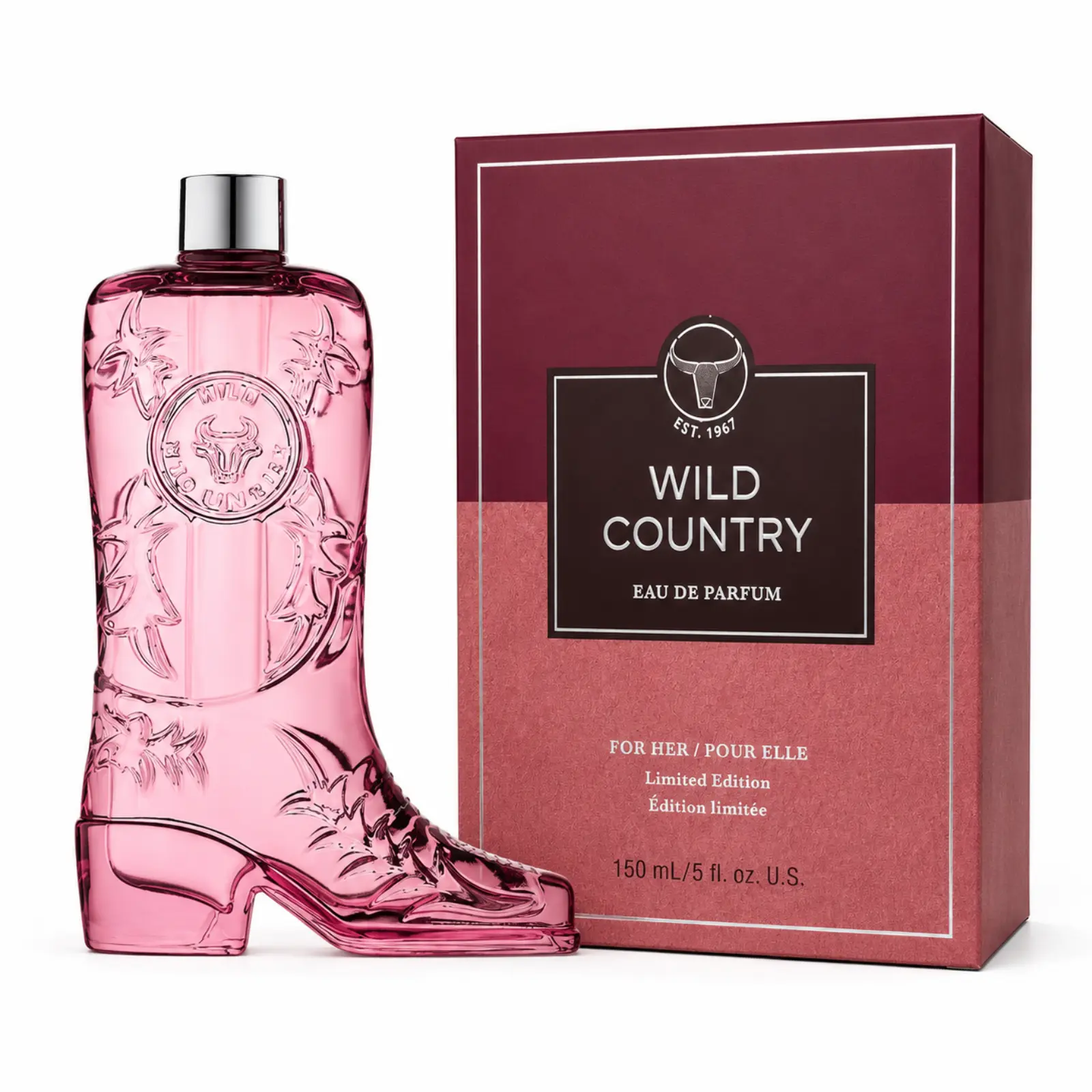 Wild Country for Her Eau de Parfum 5 oz Boot Decanter Collectible LE