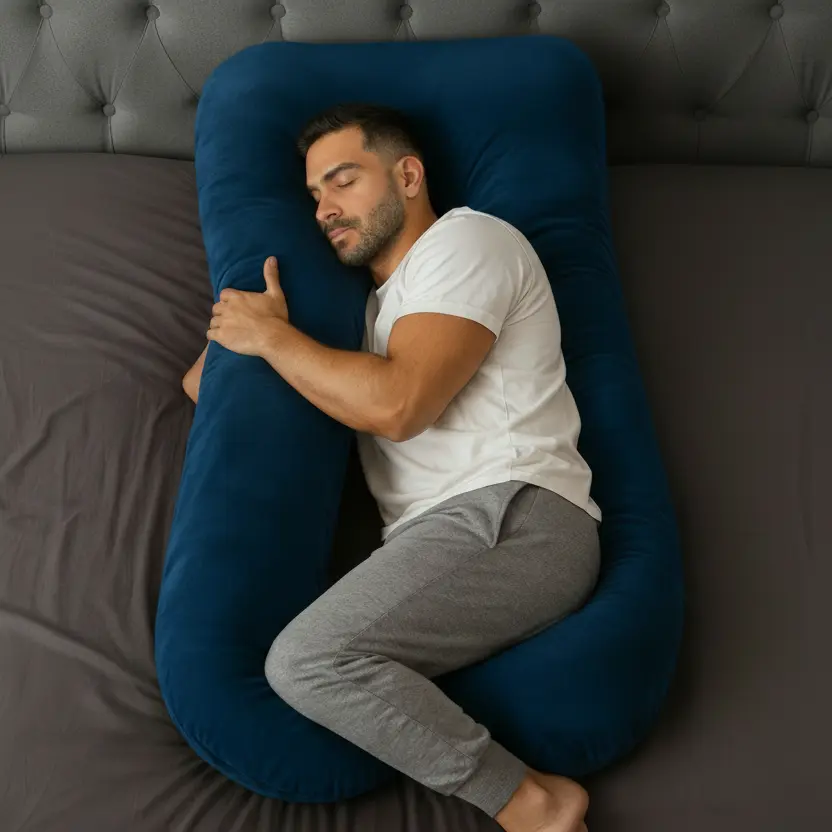 HerPillow Men’s Body Pillow – Full-Length Comfort