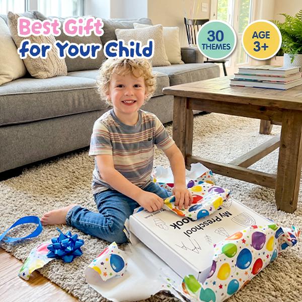 Montessori Busy Book 30 Themes for Kids, Interactive Learning Activities, Bilingual Toddler Markers, Travel-Friendly Busy Board, Ideal Gift for Preschool Kids, Teaching & Painting Supplies, Easter Gifts Easter Basket Stuffers