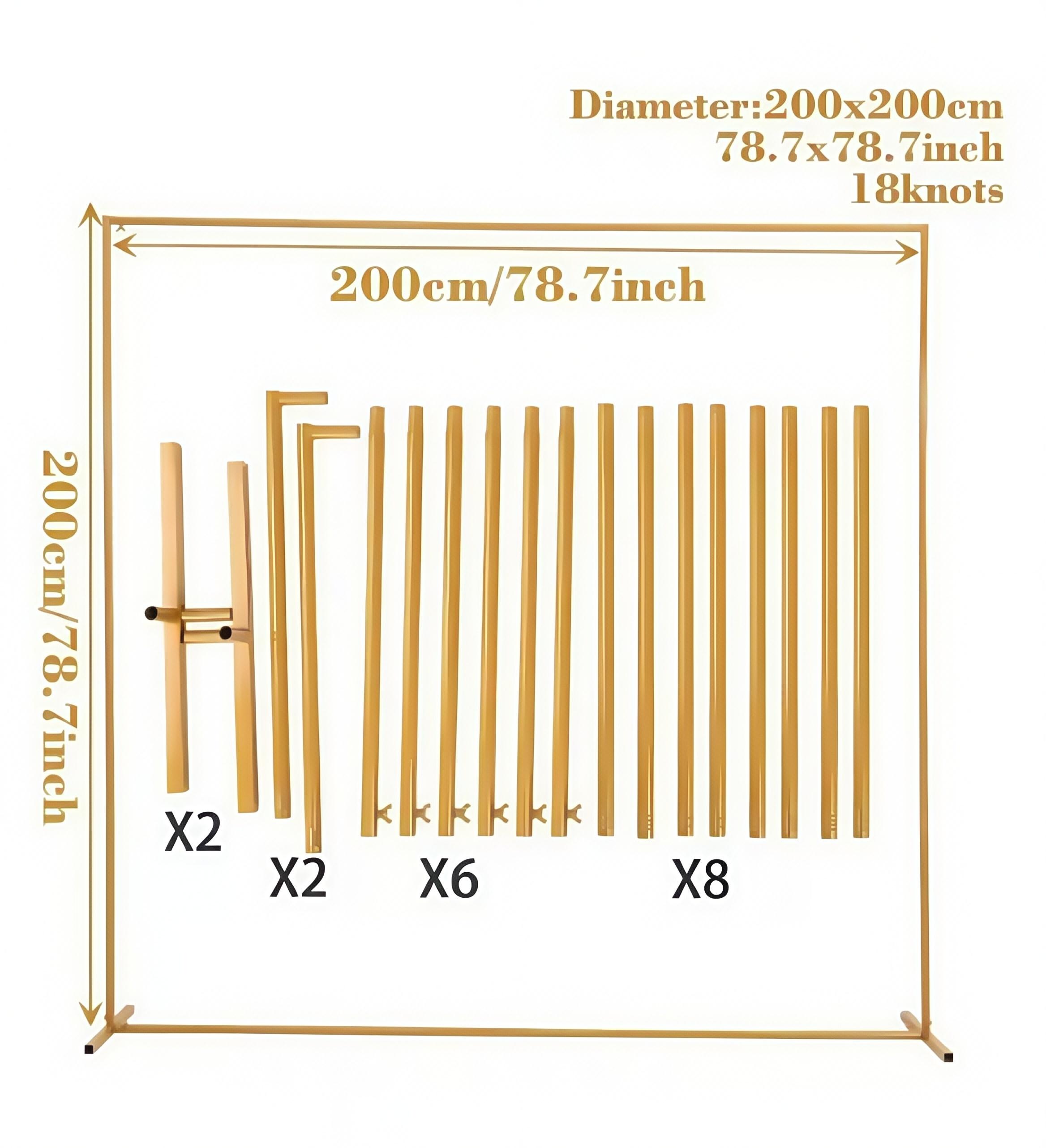 holiday decor deals scene arrangement Golden Rectangular Metal Arch Stand for Wedding, Birthday Party & Balloon Backdrop | Heavy Duty Iron Frame for Event Decor Level Up Your Event Aesthetic Built to Last Decorating Design  Heavy Duty Iron Frame  banners