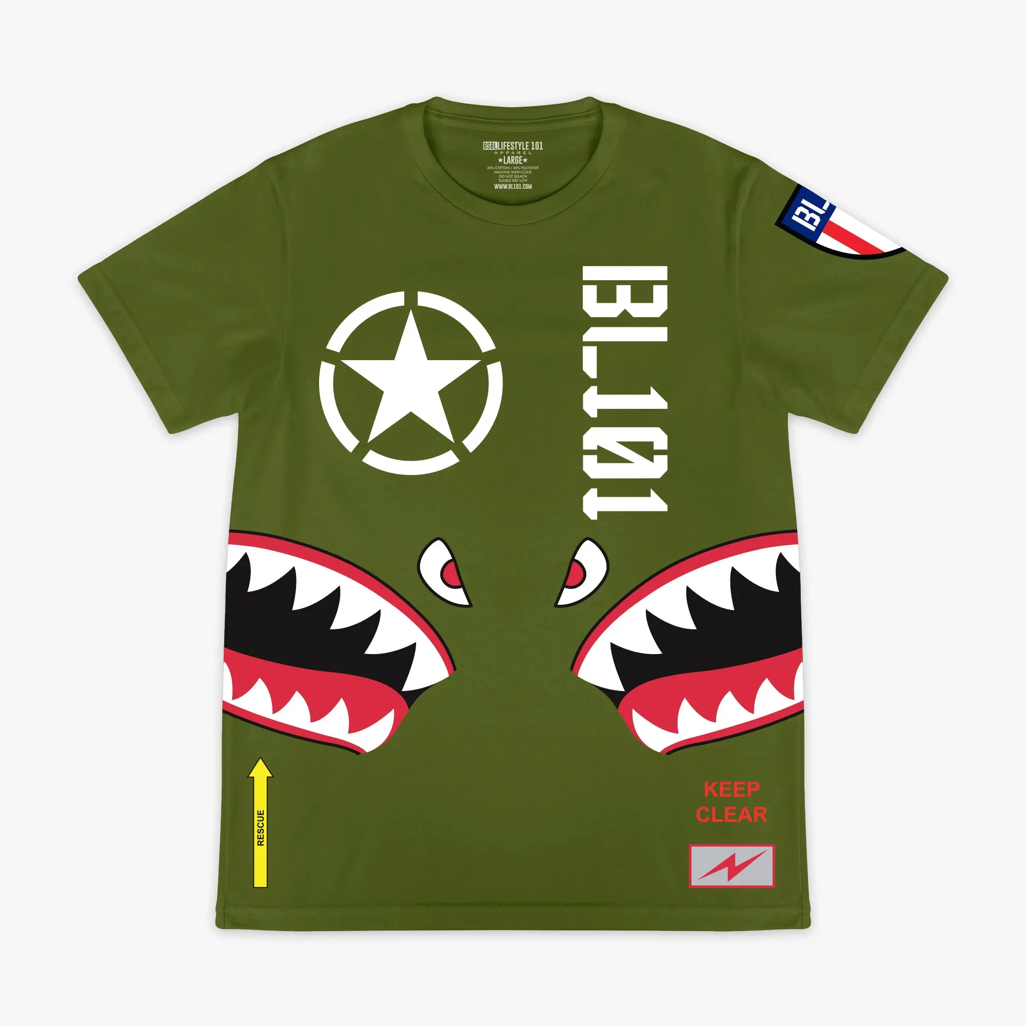 Unit 101 Tee - Army Green