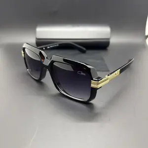 2026 Vintage Eye Sunglasses For Women's Men's Retro Luxury Brands Designer Womens Sun Glasses Eyewear Oculos De Sol 607 Cazal Original Packaging