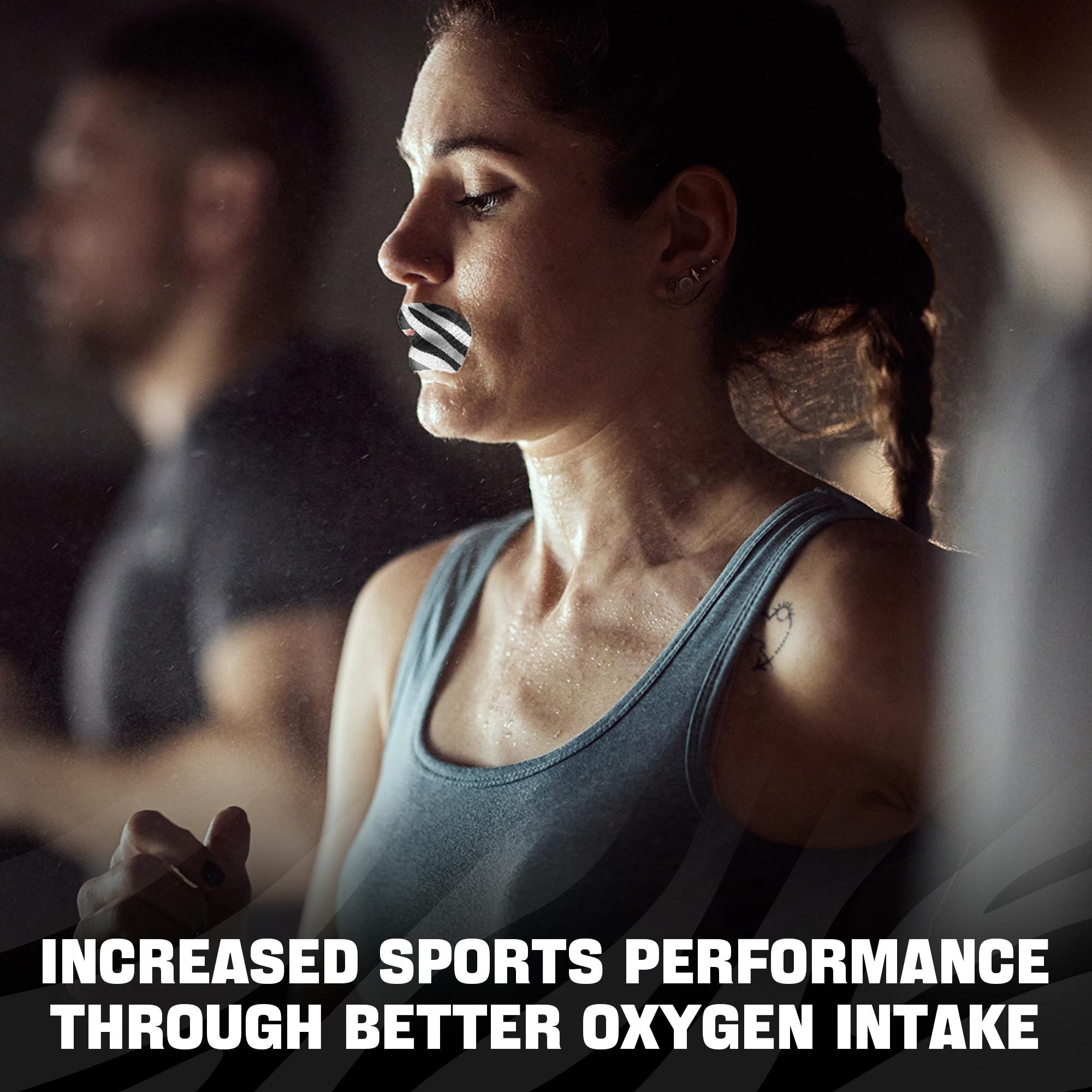 SLEEP ZEBRA Mouth Tape (90 Pack), Mouth Tape for Sleeping, Hypoallergenic, Latex Free & Gentle On Skin, Pain Free Removal, Skin Friendly, Suitable for All Ages, Adhesive Cotton Tape with Hole, 3 Months Supply