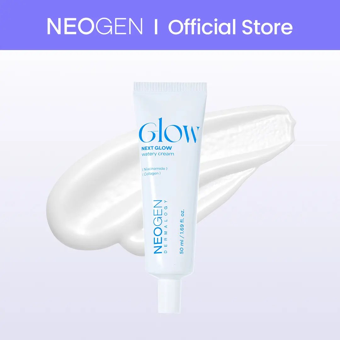 [NEOGEN Official] Next Glow Watery Cream 50ml | Lightweight Hydrating Cream | Moisturizer | Dewy Skin | Daily Korean Skincare Cream