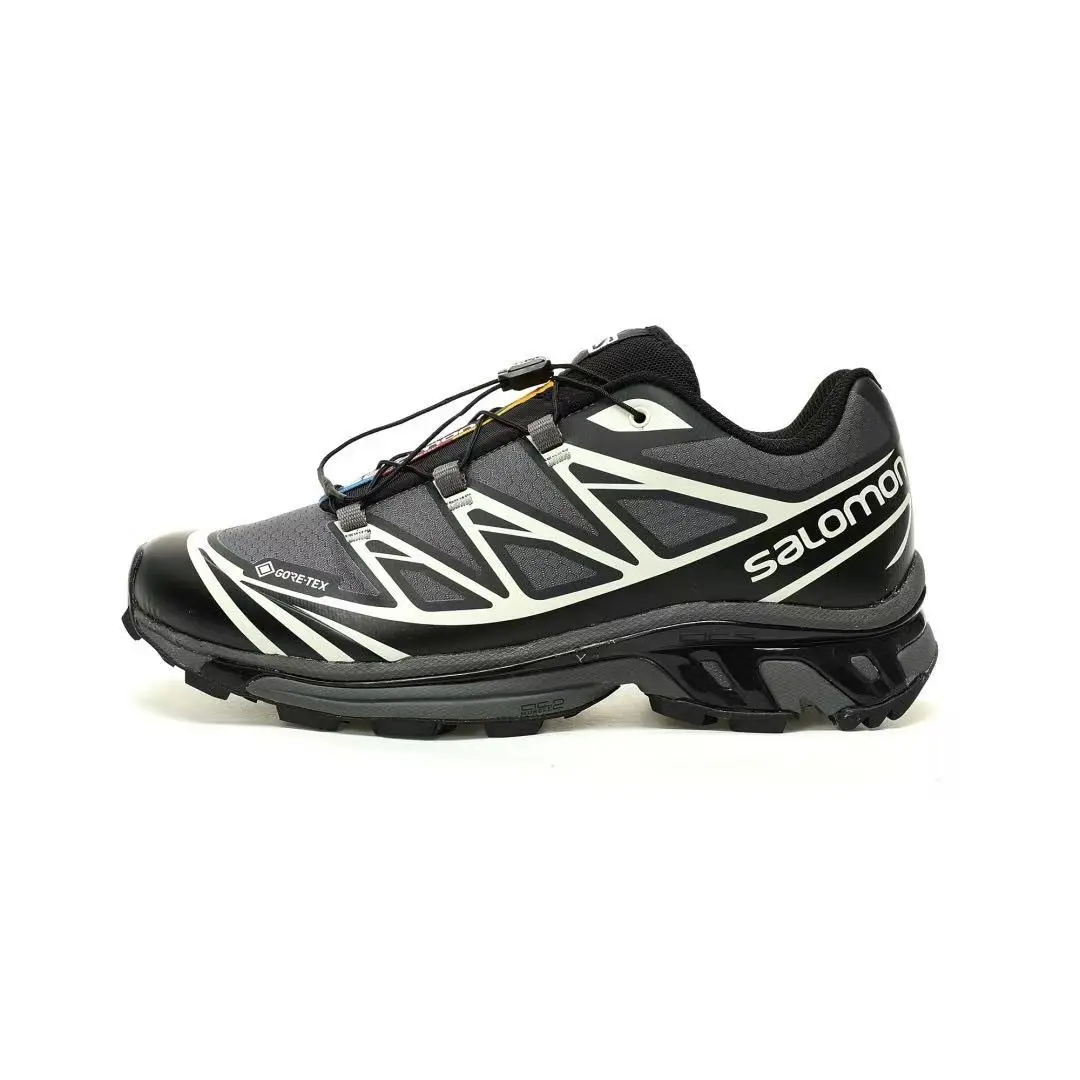 Salomon XT‑6 Unisex Sport‑Style Trail Shoes, Wear‑Resistant Fabric, Stable Heel Support, Ideal for Short‑Distance Running, Gym Training, Weekend Outing