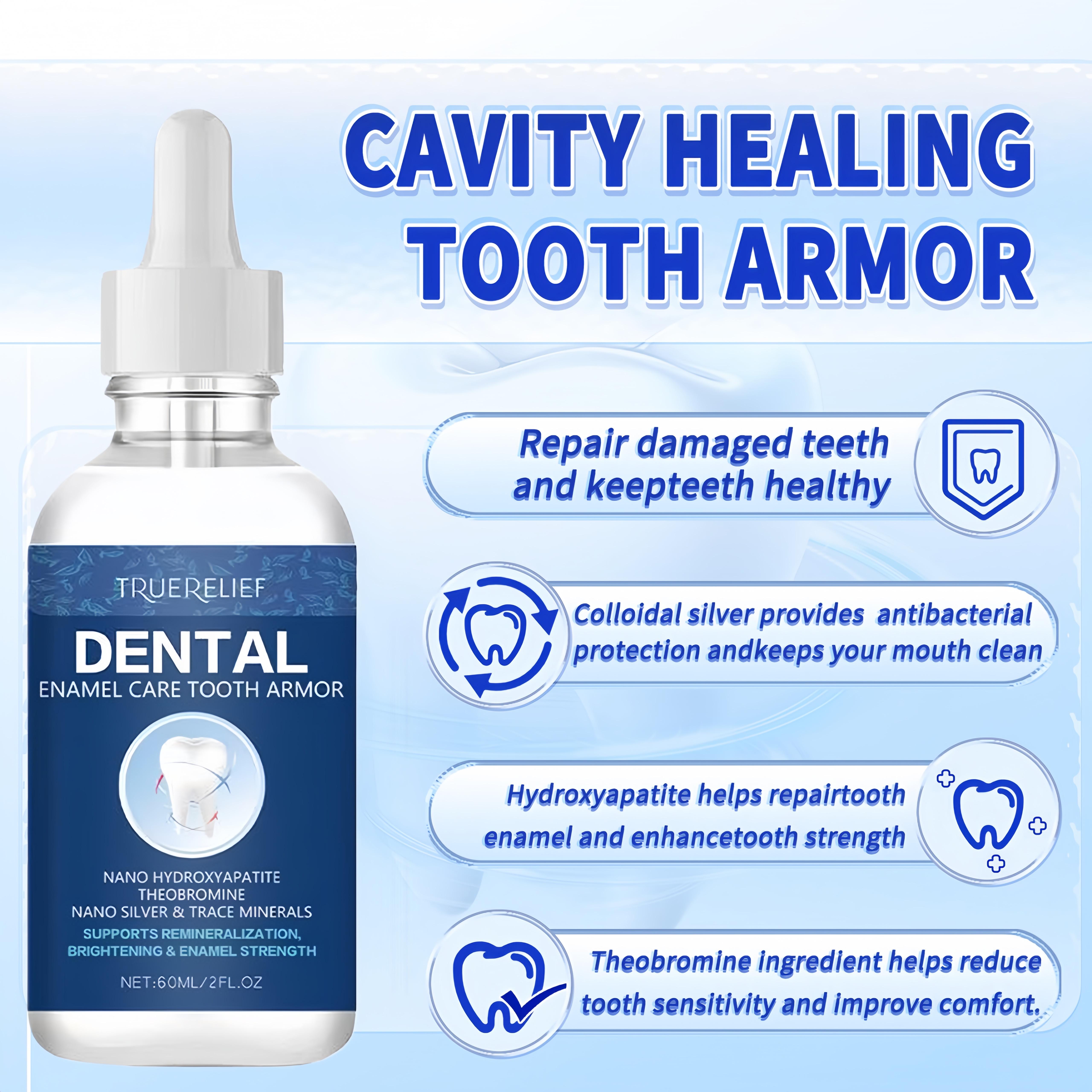 TRUERELIEF Tooth Armor Liquid Drops, Cavity Healing and Enamel ...