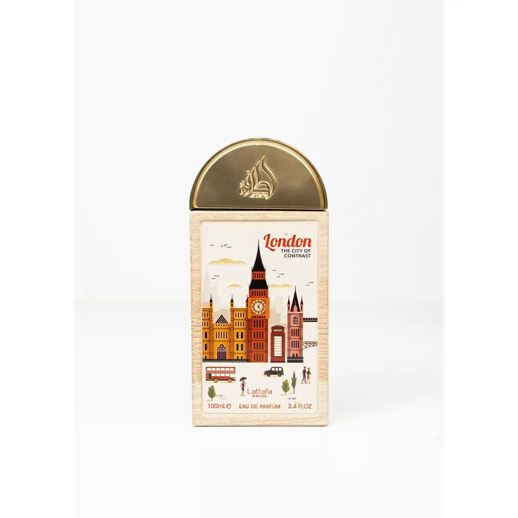 Lattafa Pride London Eau de Parfum, a Citrus Aromatic Woody Signature Scent with Ginger & Sandalwood, Alcohol-Free Daily Wear Unisex Fragrance, 100ml (3.4 oz), 100 Ml Perfume