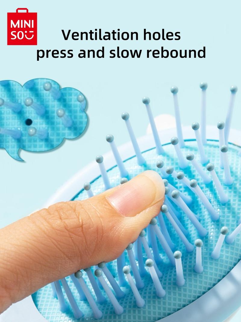 MINISO SR Characters 3D Massage Air Cushion Comb HK Cinna Melody KM Pochacco Hair Brush,Detangling Brush,Scalp-Friendly,Christmas & Birthday &New Year Haul