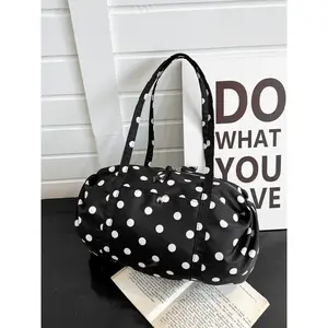 Women's Quilted Design Shoulder Bag, Minimalist & Casual Style, Ideal for Daily Commuting, Shopping, Running Errands, Spacious Accessory, Lightweight Crossbody Bag