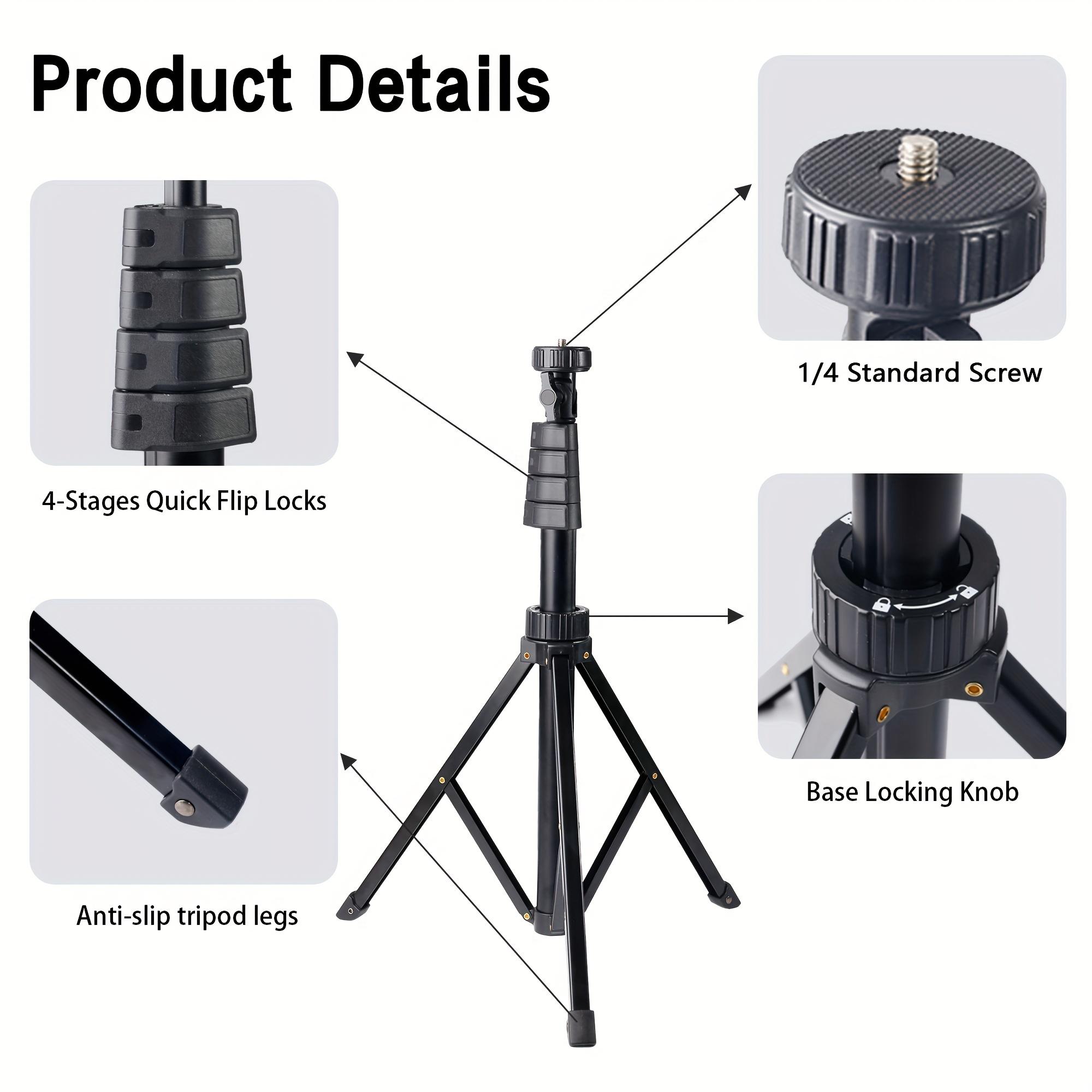 10‑Inch Compact LED Ring Light with 61‑inch Adjustable Tripod, Dimmable Warm/White/Cool Settings, great for Desktop Live Broadcasts, Gaming Commentary, and Home‑Studio Podcasts youtube podcast video lighting video light panel  vlog#springbreak